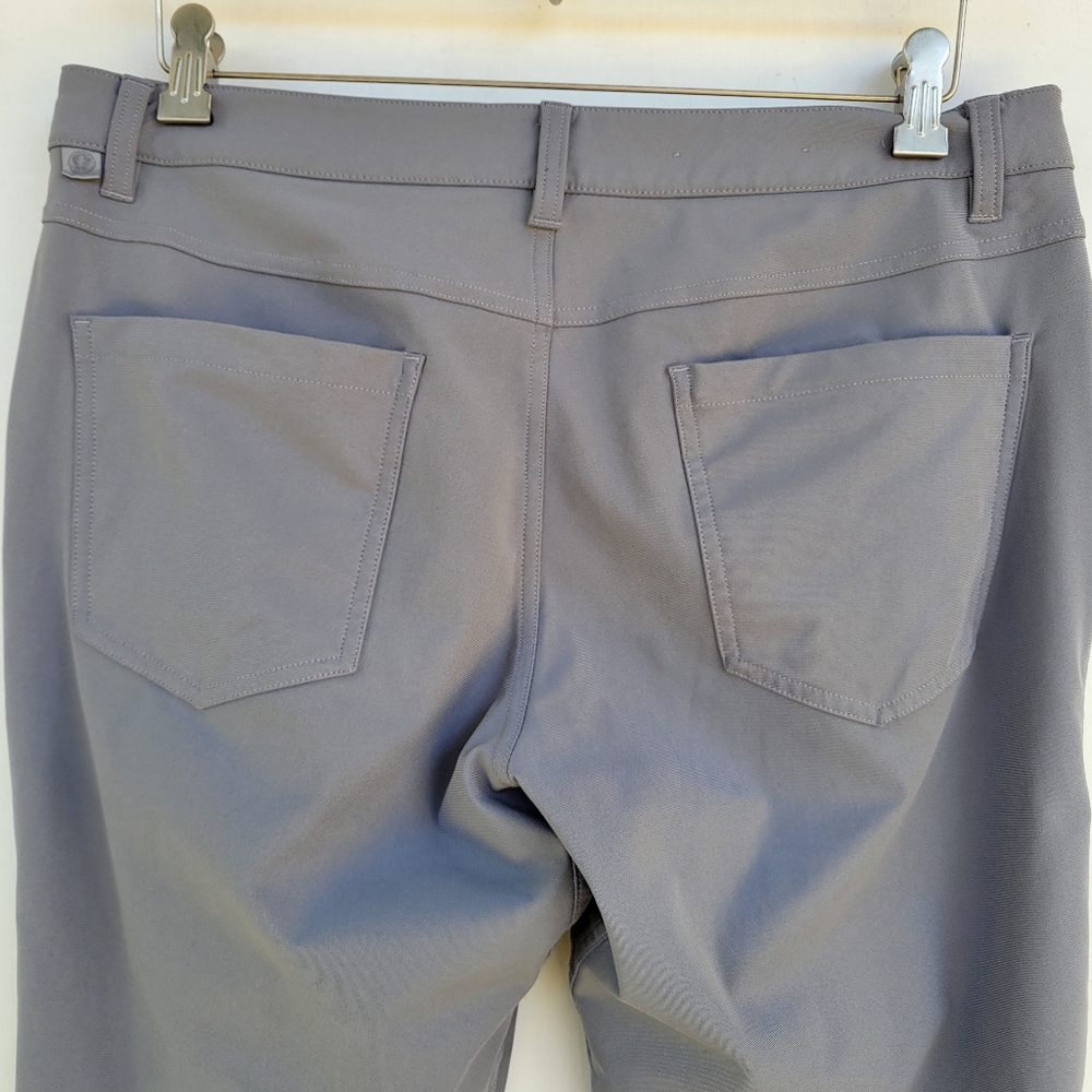 Lululemon ABC Pant Slim 30" Warpstreme Asphalt Grey Size 33 - Picture 8 of 16